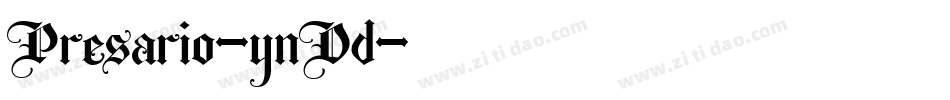 Presario-ynDd字体转换