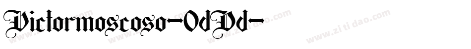 Victormoscoso-0dDd字体转换