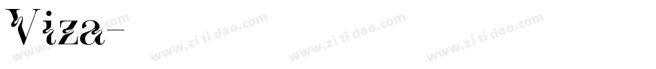 Viza字体转换