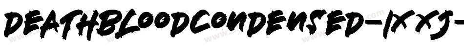 DeathbloodCondensed-1xXj字体转换