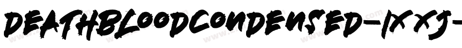 DeathbloodCondensed-1xXj字体转换