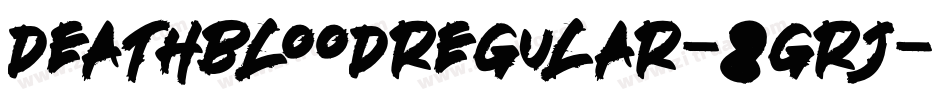 DeathbloodRegular-8GrJ字体转换