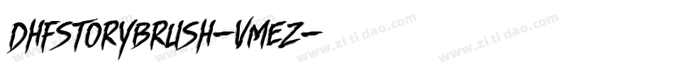 DhfStoryBrush-VMeZ字体转换