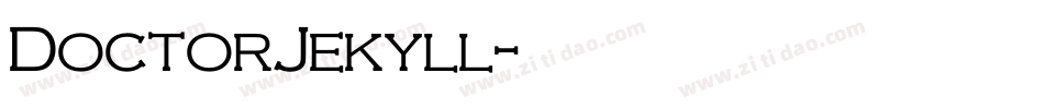 DoctorJekyll字体转换