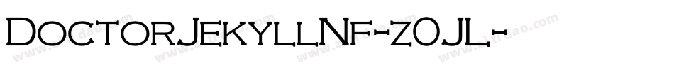 DoctorJekyllNf-z0JL字体转换