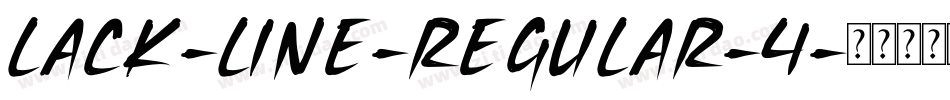 lack-line-regular-4字体转换