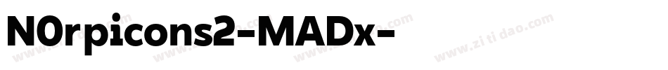 N0rpicons2-MADx字体转换
