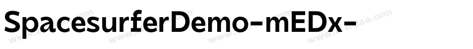 SpacesurferDemo-mEDx字体转换