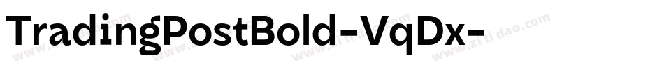 TradingPostBold-VqDx字体转换 TradingPostBold-VqDx字体转换