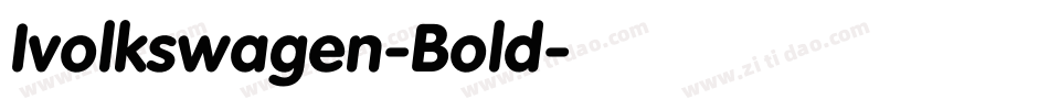 Ivolkswagen-Bold字体转换