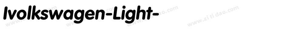 Ivolkswagen-Light字体转换