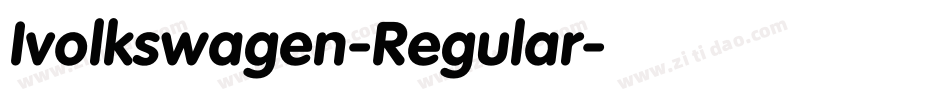 Ivolkswagen-Regular字体转换