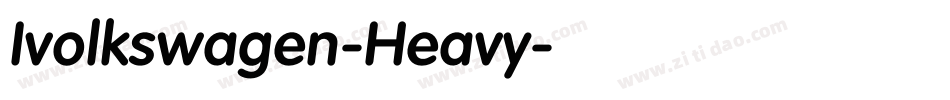 Ivolkswagen-Heavy字体转换