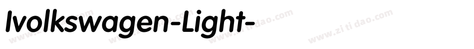 Ivolkswagen-Light字体转换