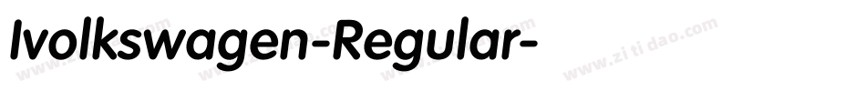 Ivolkswagen-Regular字体转换