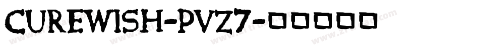 CureWish-PVz7字体转换