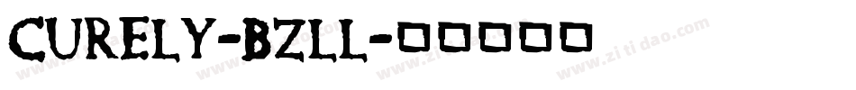 Curely-Bzll字体转换