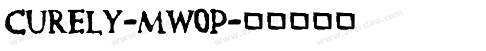 Curely-Mw0P字体转换