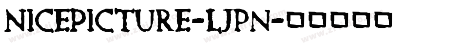 NicePicture-Ljpn字体转换