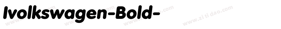Ivolkswagen-Bold字体转换