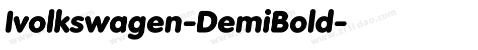 Ivolkswagen-DemiBold字体转换