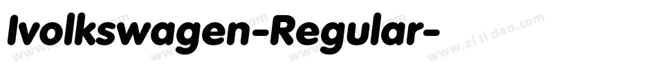 Ivolkswagen-Regular字体转换