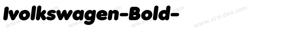 Ivolkswagen-Bold字体转换