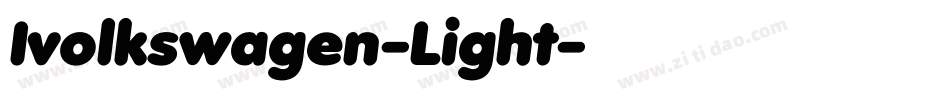 Ivolkswagen-Light字体转换