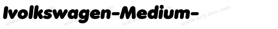 Ivolkswagen-Medium字体转换