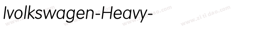 Ivolkswagen-Heavy字体转换