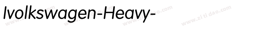 Ivolkswagen-Heavy字体转换