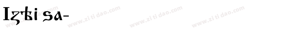 Izhitsa字体转换