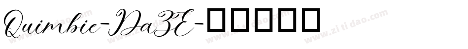 Quimbie-DaZE字体转换