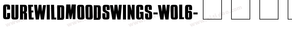 CureWildMoodSwings-woL6字体转换