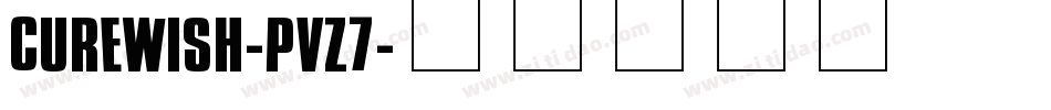 CureWish-PVz7字体转换