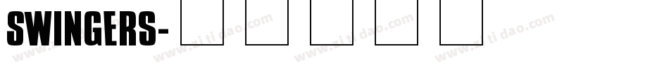 Swingers字体转换