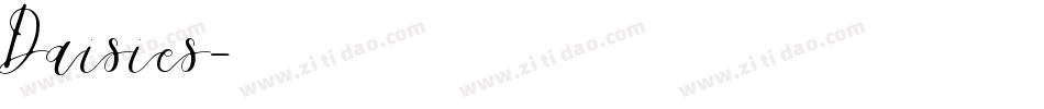 Daisies字体转换