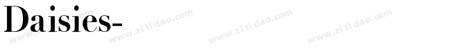 Daisies字体转换