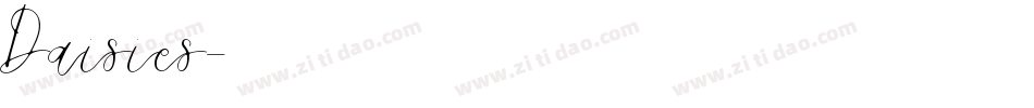 Daisies字体转换