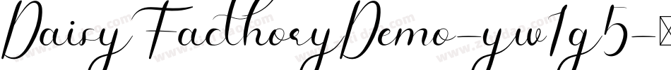 DaisyFacthoryDemo-yw1g5字体转换