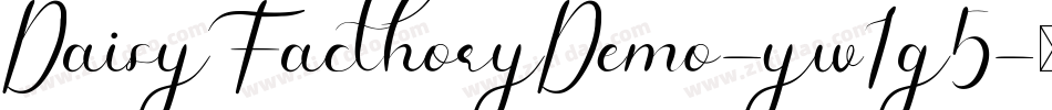 DaisyFacthoryDemo-yw1g5字体转换