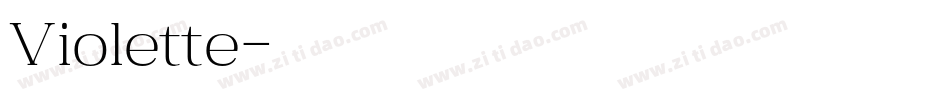 Violette字体转换