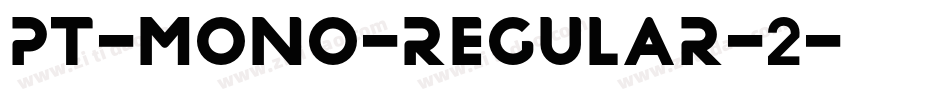 pt-mono-regular-2字体转换