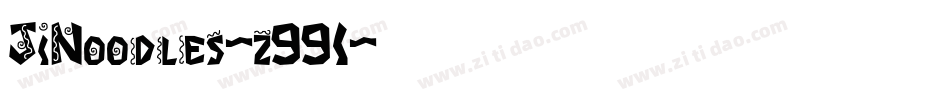 JiNoodles-z991字体转换