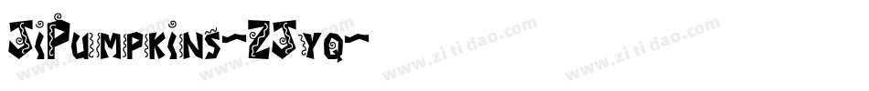 JiPumpkins-ZJyq字体转换