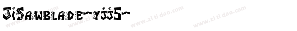 JiSawblade-yjj5字体转换