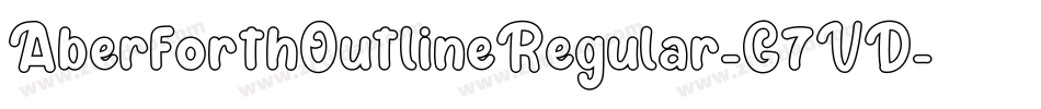 AberforthOutlineRegular-G7VD字体转换