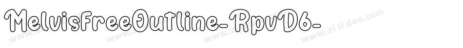 MelvisfreeOutline-RpvD6字体转换