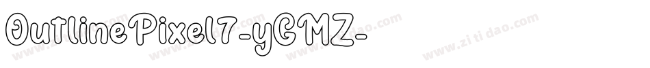 OutlinePixel7-yGMZ字体转换