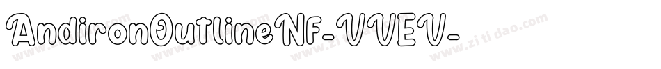 AndironOutlineNf-VVEV字体转换